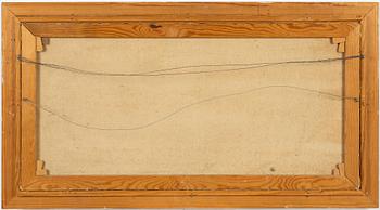 Nils Nilsson, blandteknik på duk, signerad.