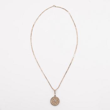 Claës E. Giertta, hänge med kedja, silver, Stockholm 1967.