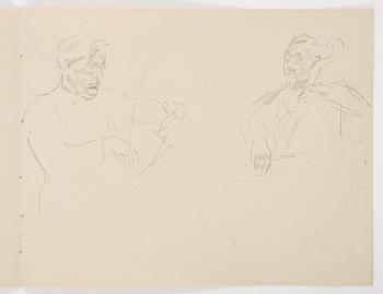 Lotte Laserstein, Skisser, 14 stycken.