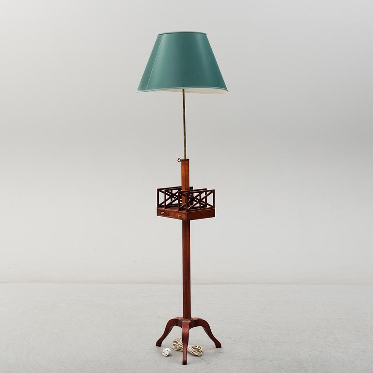 A two light floor lamp, second half of the 20th century.