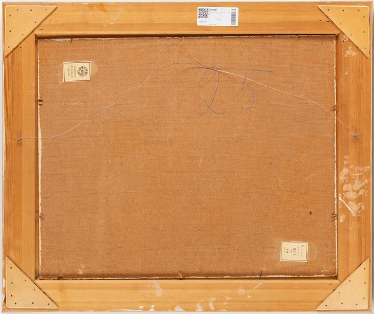 GUNNAR ZILO, oil on panel, signed and dated -49.