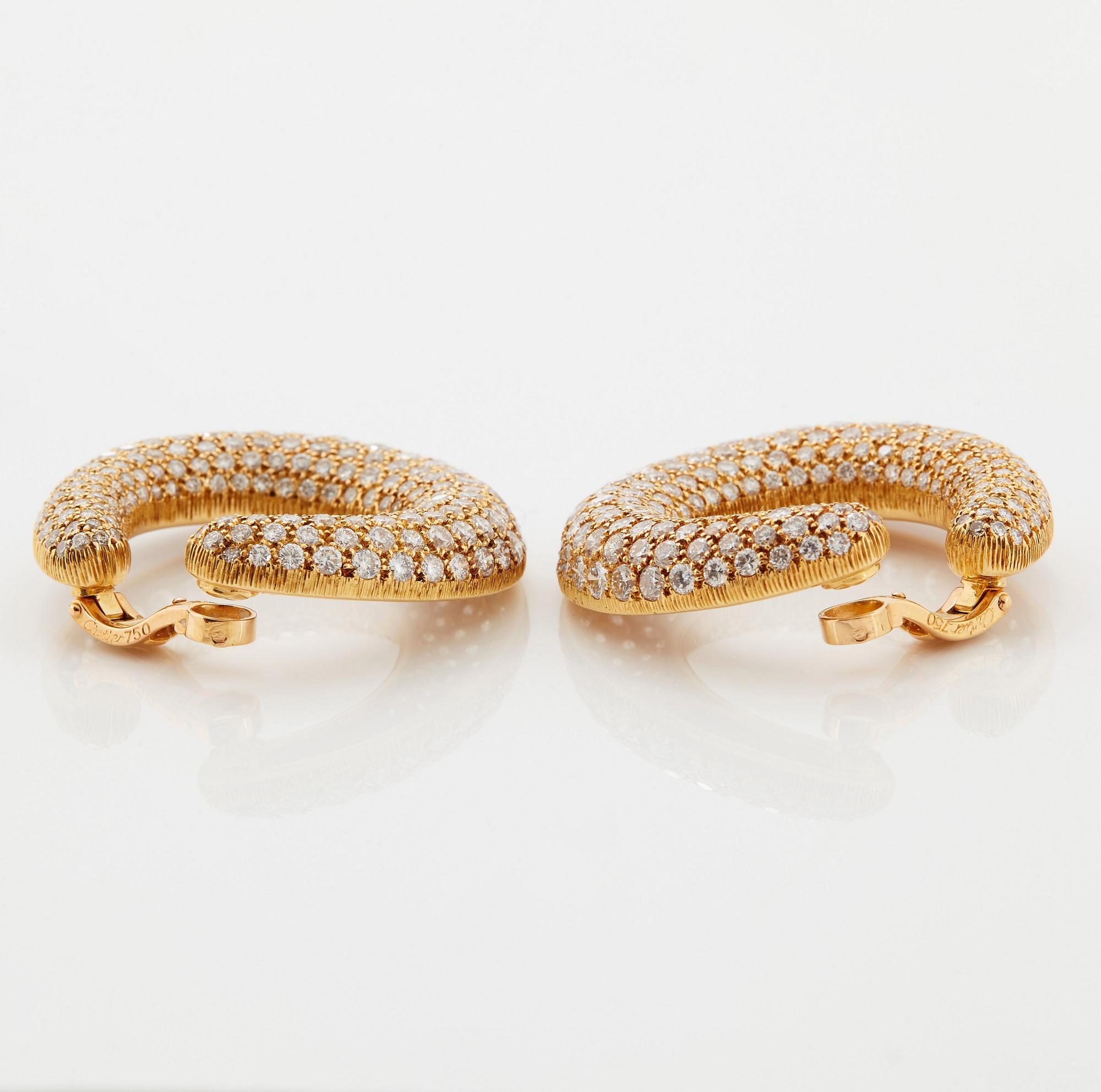 Cartier ett par örhängen.