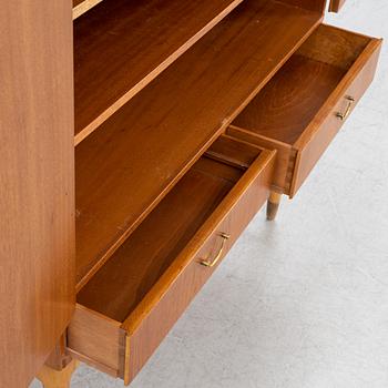 A teak veneered cabinet, mid 20th Century.