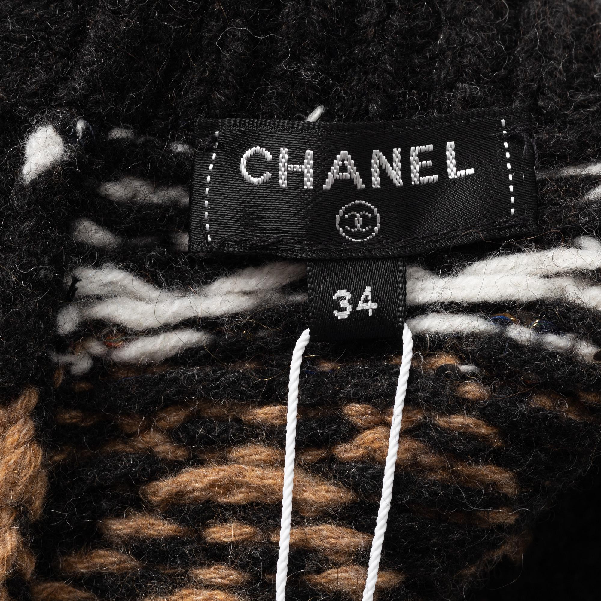 Chanel, a knitted wool dress, french size 34.