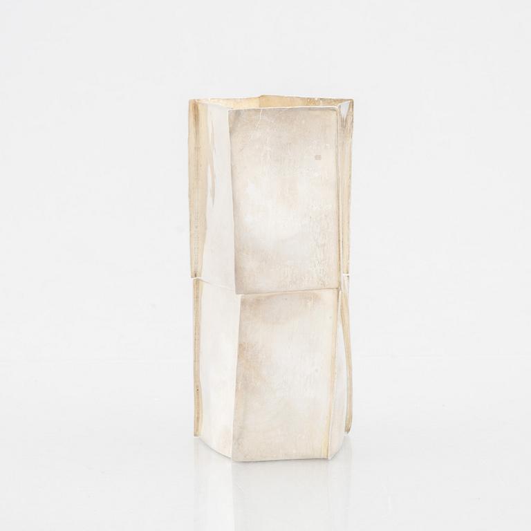 Benita Ramel, a sterling silver vase, Stockholm, 1999.