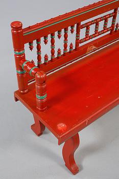 SOFFA, STOLAR, 2 st, samt BORD, tidigt 1900-tal.