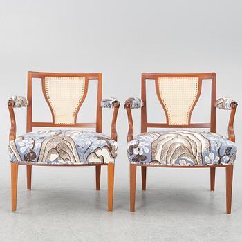 Josef Frank, armchairs, a pair, model 969, Svenskt Tenn.