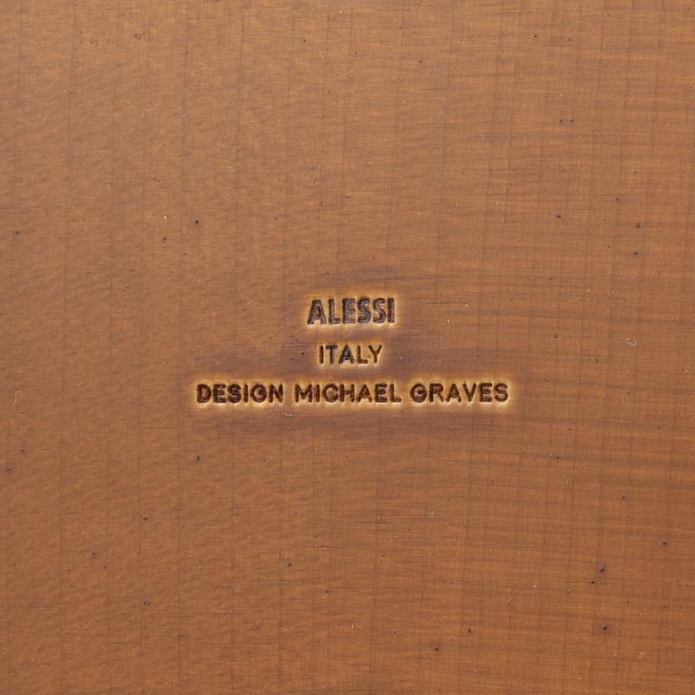 Michael Grave, table clock, Alessi, Italy.