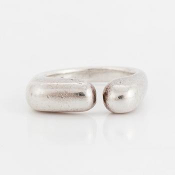 AGNETE DINESEN, a sterling silver ring from Georg Jensen, Denmark.