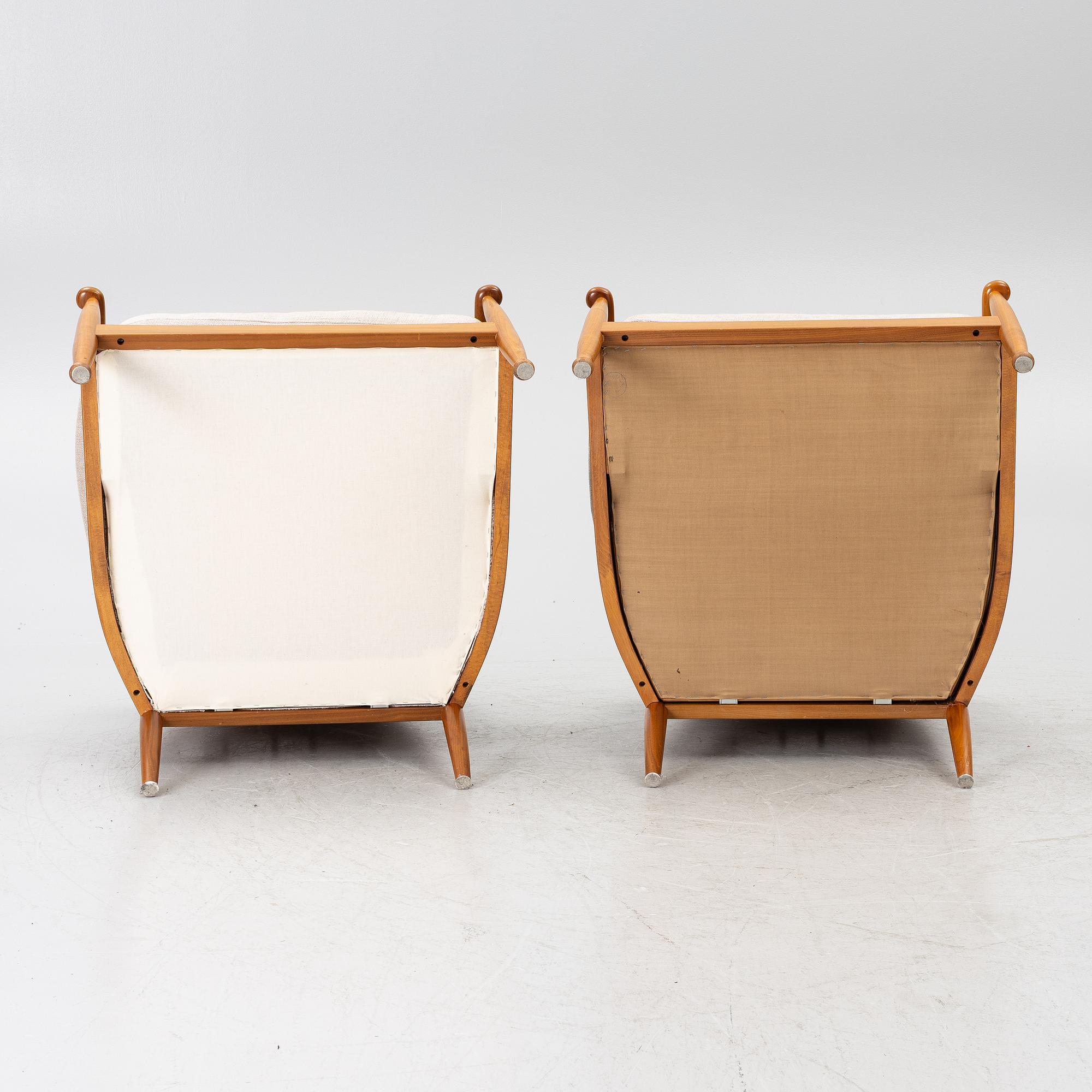 Kerstin Hörlin-Holmquist, A pair of armchairs, 'Skrindan', OPE möbler.