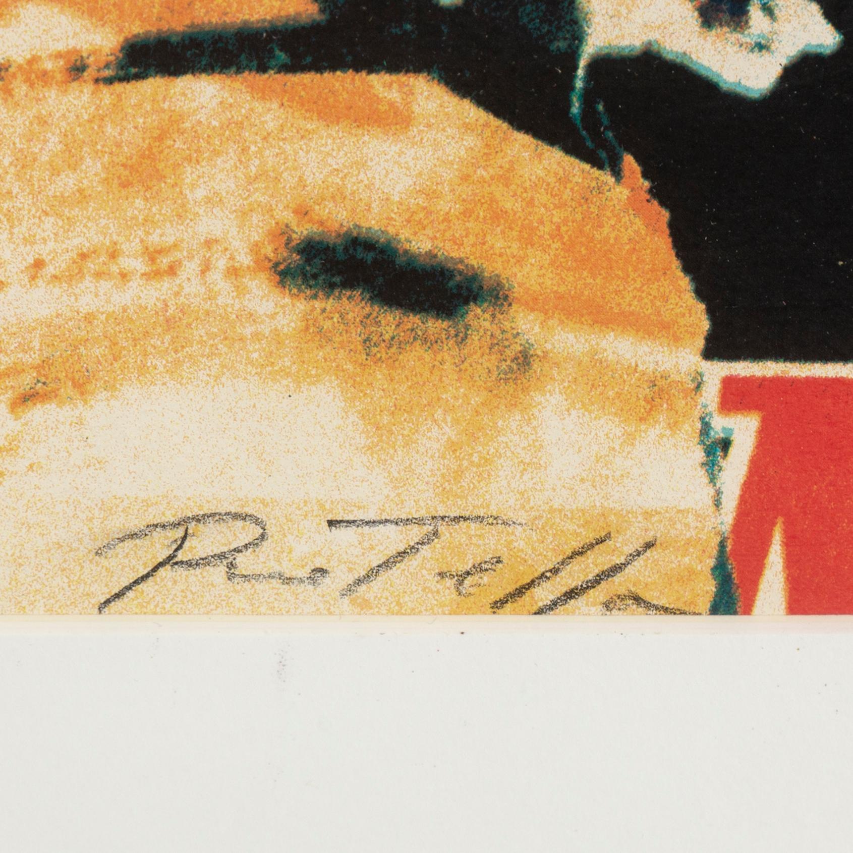 MIMMO ROTELLA, silkscreen and collage signed and numbered 1/80.