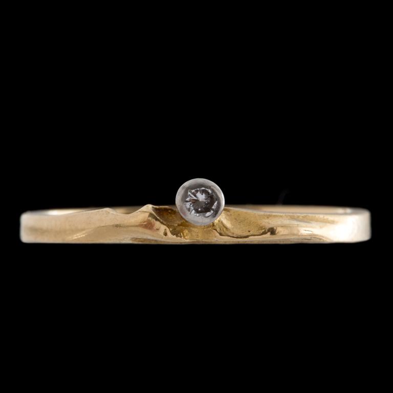 RINGAR, 3 st, 18k guld och sterling silver, Lapponia. Totalvikt ca 7 g.