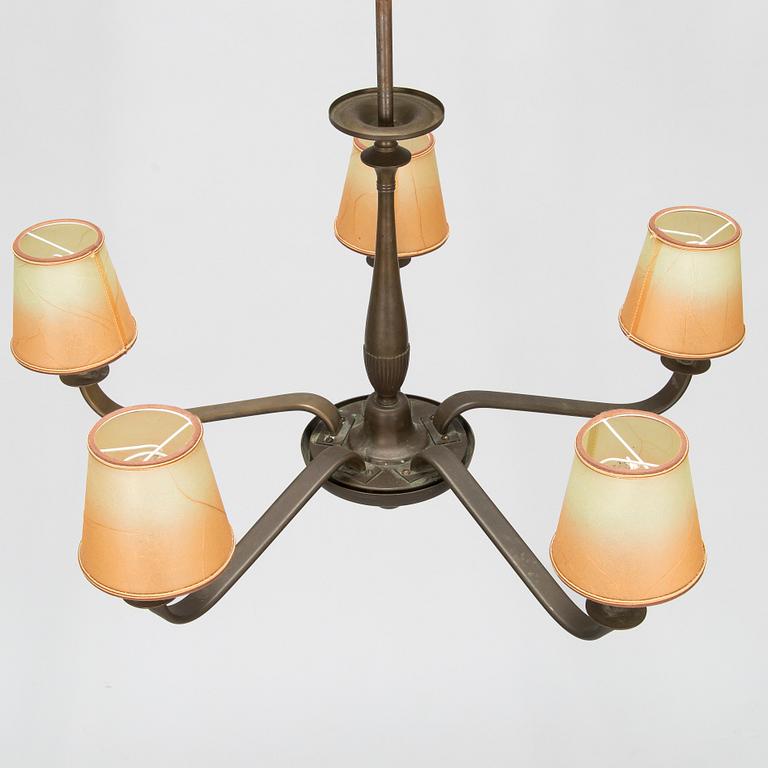 Paavo Tynell, a 1930's '1406/5' chandelier for Taito.