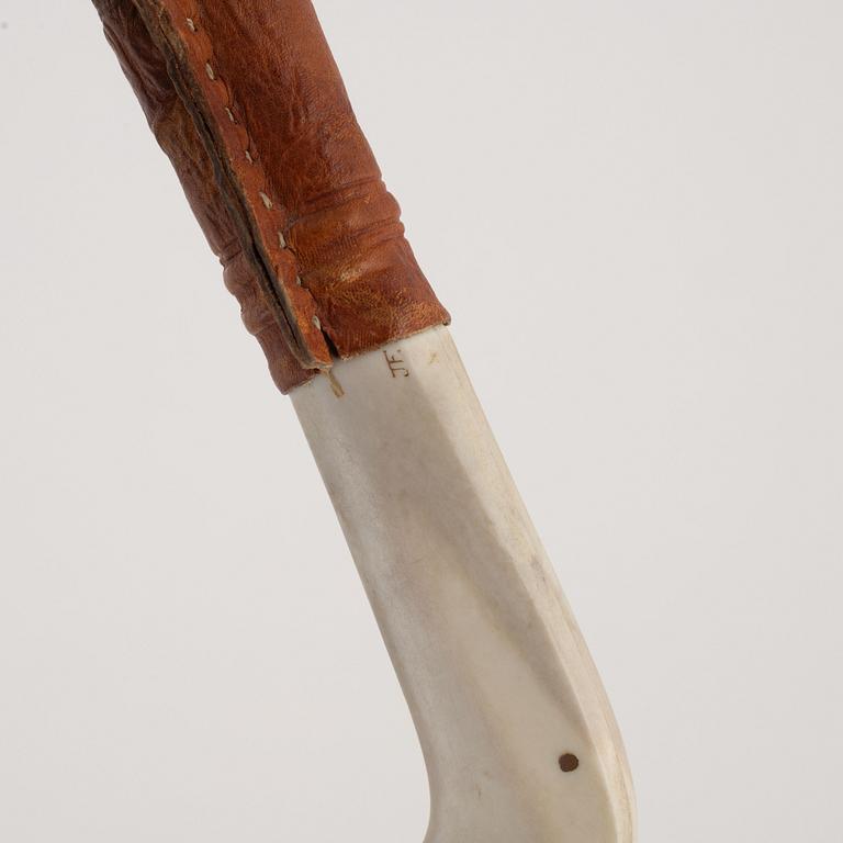 Johan Fankki, a reindeer hornknife, signed.