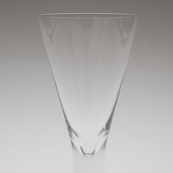 VINGLAS, 12 st, "Basic", Margareta Hennix, Reijmyre Glasbruk.
