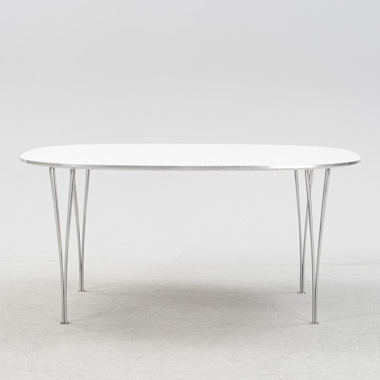 Bruno Mathsson & Piet Hein, matbord, "Superellips", Fritz Hansen, Danmark 1970-tal.