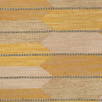 Berit Koenig, a flat weave rug, unsigned, c. 306 x 198 cm.