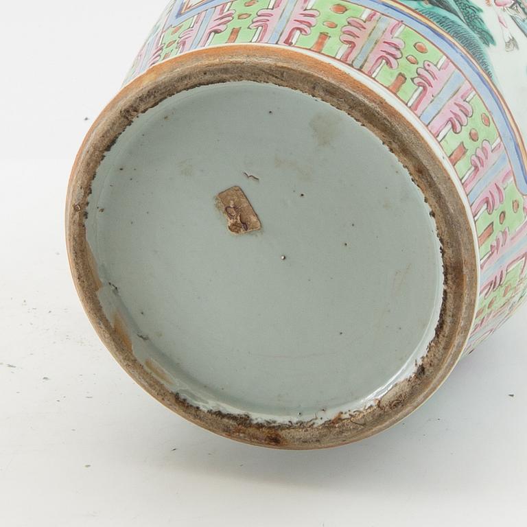 Vas Kina Kanton 1800-talets slut porslin.