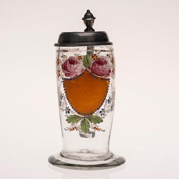 STOP, tenn och glas, Tyskland, 1800-tal.