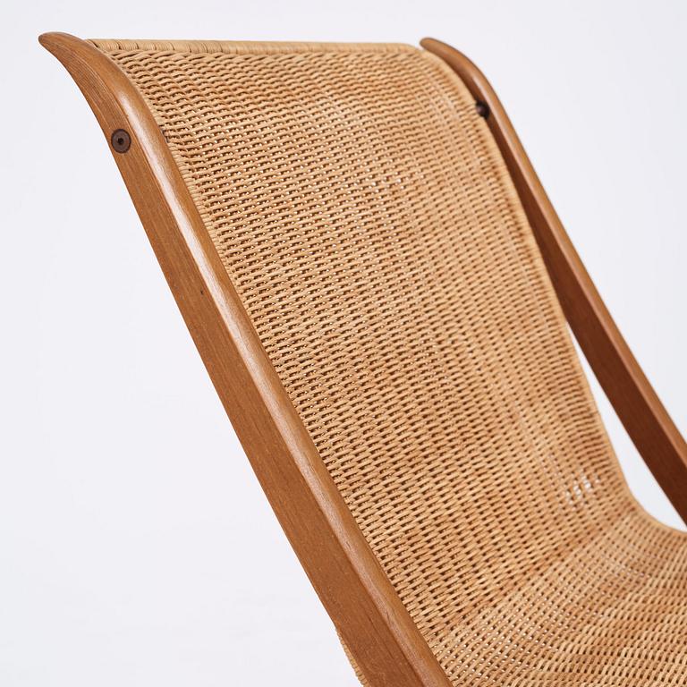 Peter Hvidt & Orla Mølgaard Nielsen, an easy chair,  'model 6103 X-chair', Fritz Hansen, Denmark 1960s.