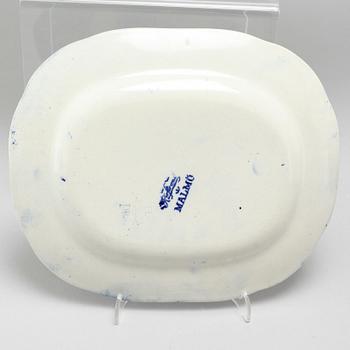 Two earthenware plates and two bowls, "Malmö", Rörstrand, around eyar 1900.