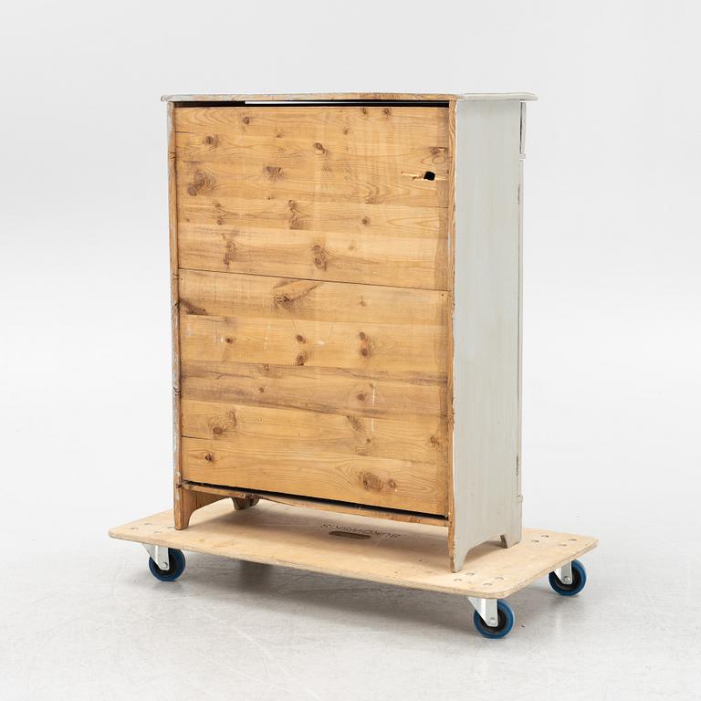 A painted sideboard, late 20th Century.