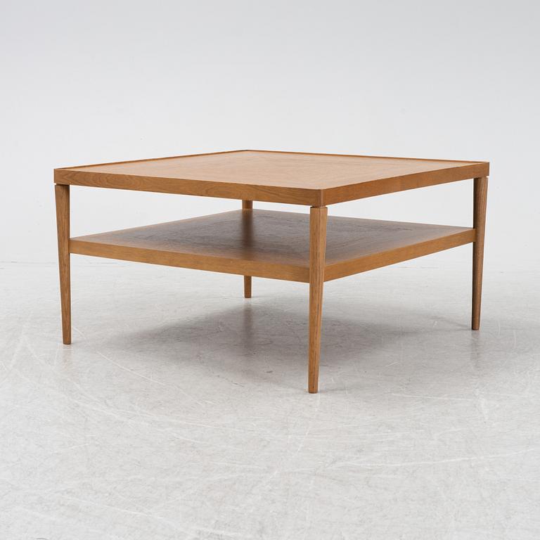 An oak veneered coffee table, Stockholm series, IKEA.