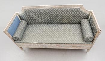 SOFFA, gustaviansk, sent 1700-tal.
