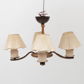 TAKLAMPA, stämplad Taito Oy, 1930-tal. Höjd 34 cm.