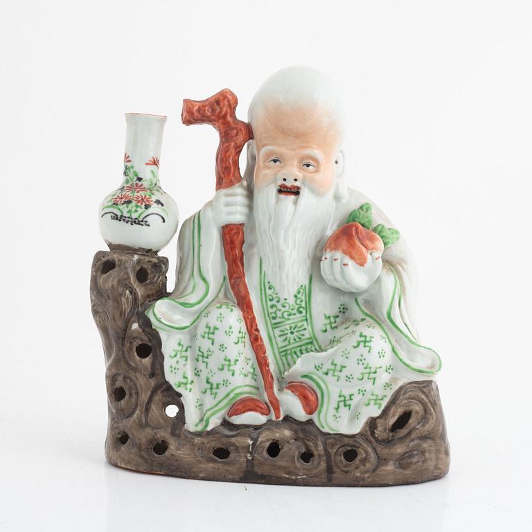 Figurin, porslin, Kina, 1900-tal.