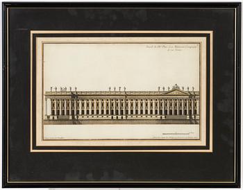 Jean-François de Neufforge, kopparstick, 8 st.