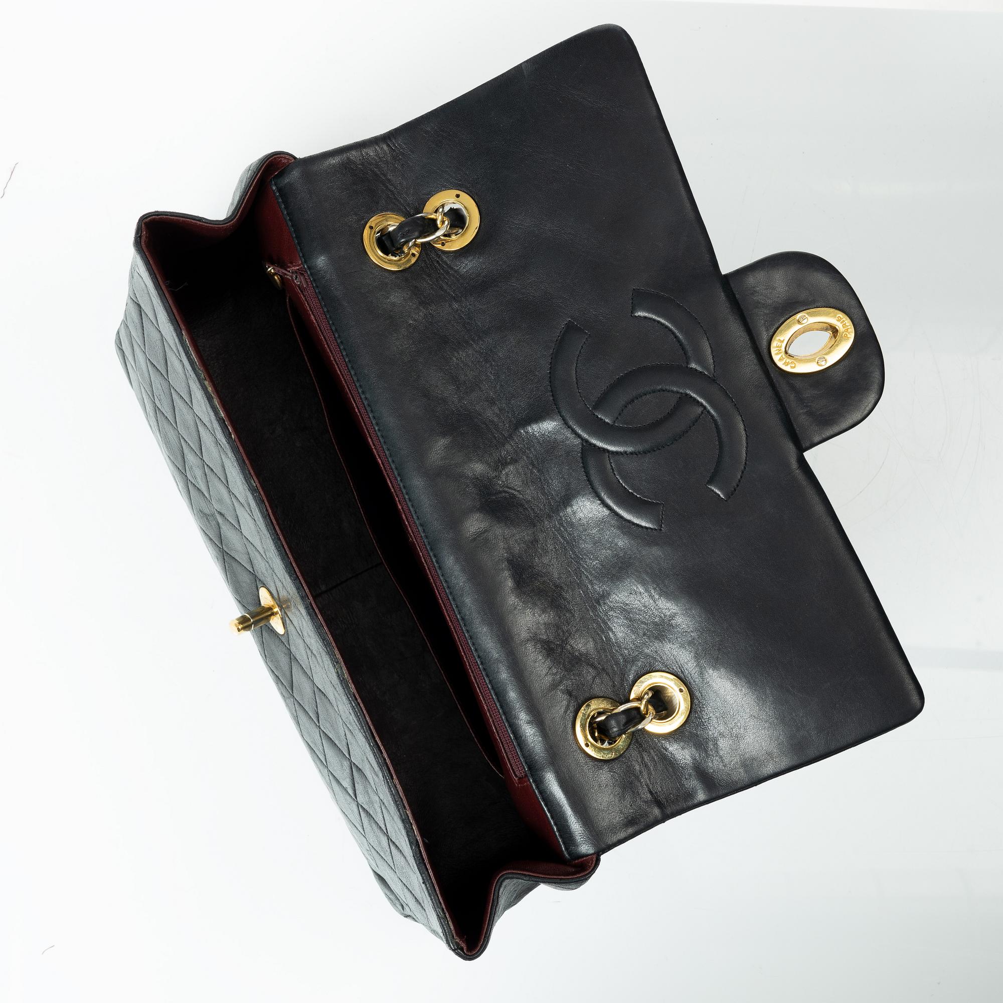 Chanel, väska, "Maxi Single Flap Bag", vintage.