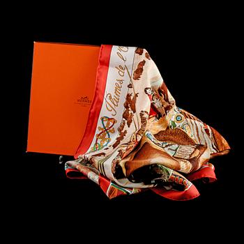 SCARF, Hermès, "Plumes de l´Ouest".