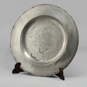 FAT, tenn, utländska stämplar, troligtvis England, 1700-tal.