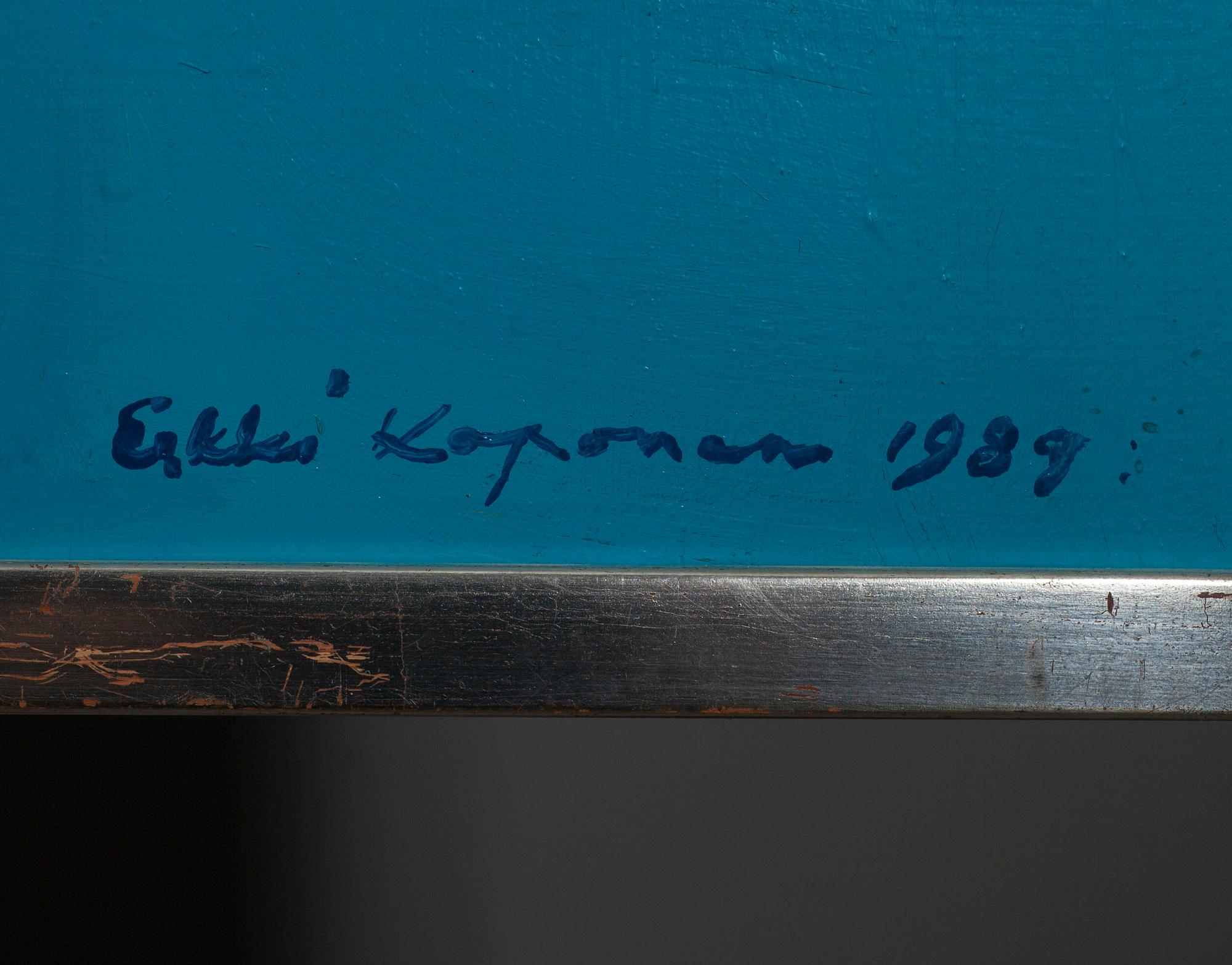 ERKKI KOPONEN, olja på duk, signerad och daterad -89.