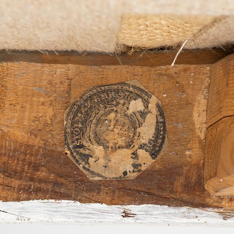 Stolar, ett par, gustavianska, av Erik Holm, (1734-1814, mästare i Stockholm) 1700-talets andra hälft.