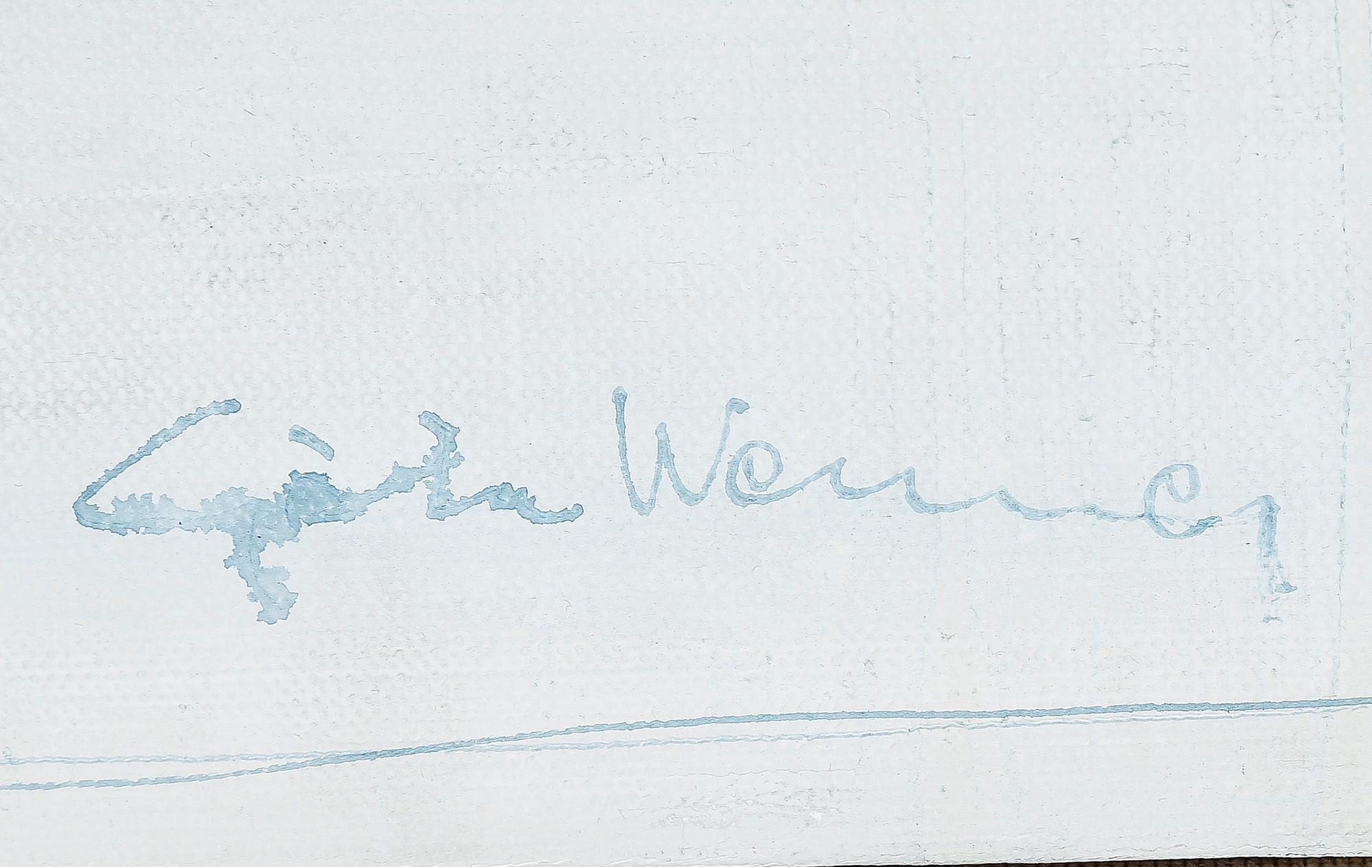 GÖSTA WERNER, olja på duk, signerad.