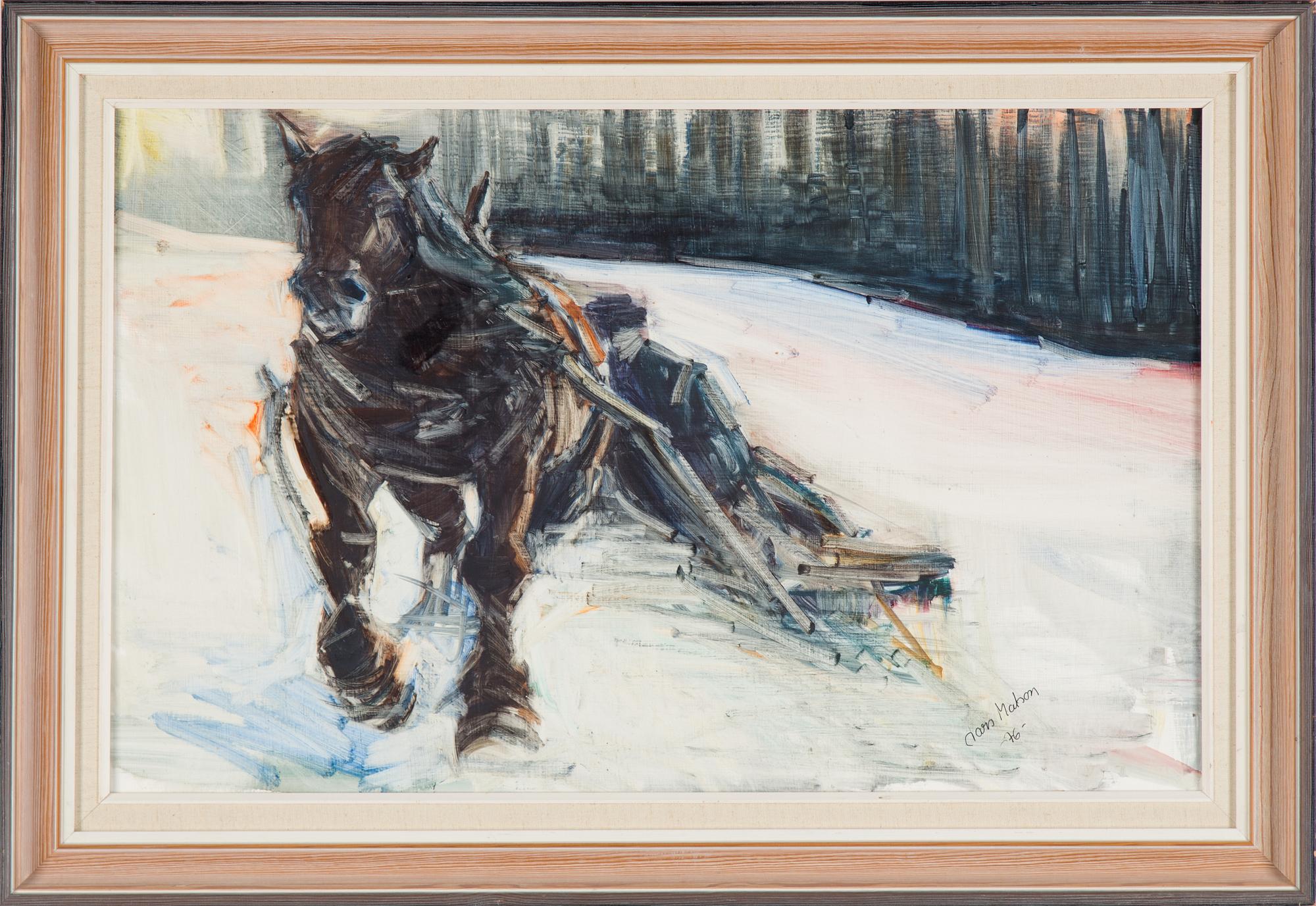 LARS MATSON, oil on panel, signed and dated 76.