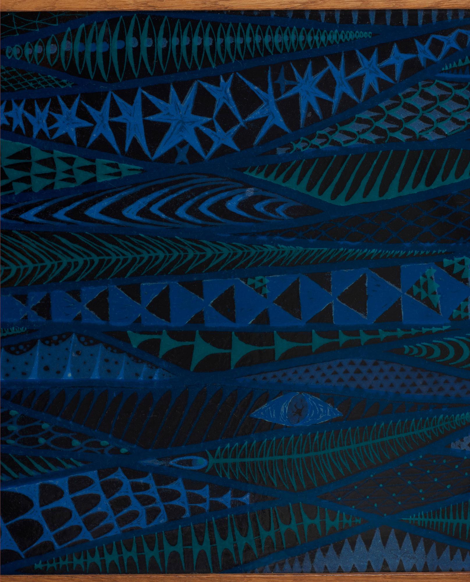 STIG LINDBERG, soffbord, Gustavsberg och Nordiska Kompaniet, 1950-tal.