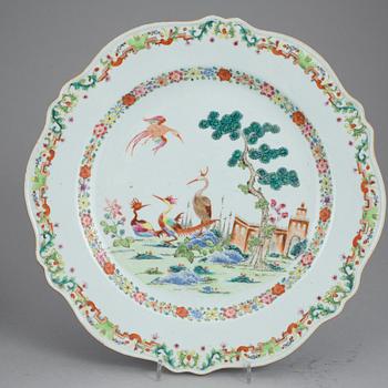 PARTI KINA, 3 delar, porslin, Kina, Qianlong (1736-1795).