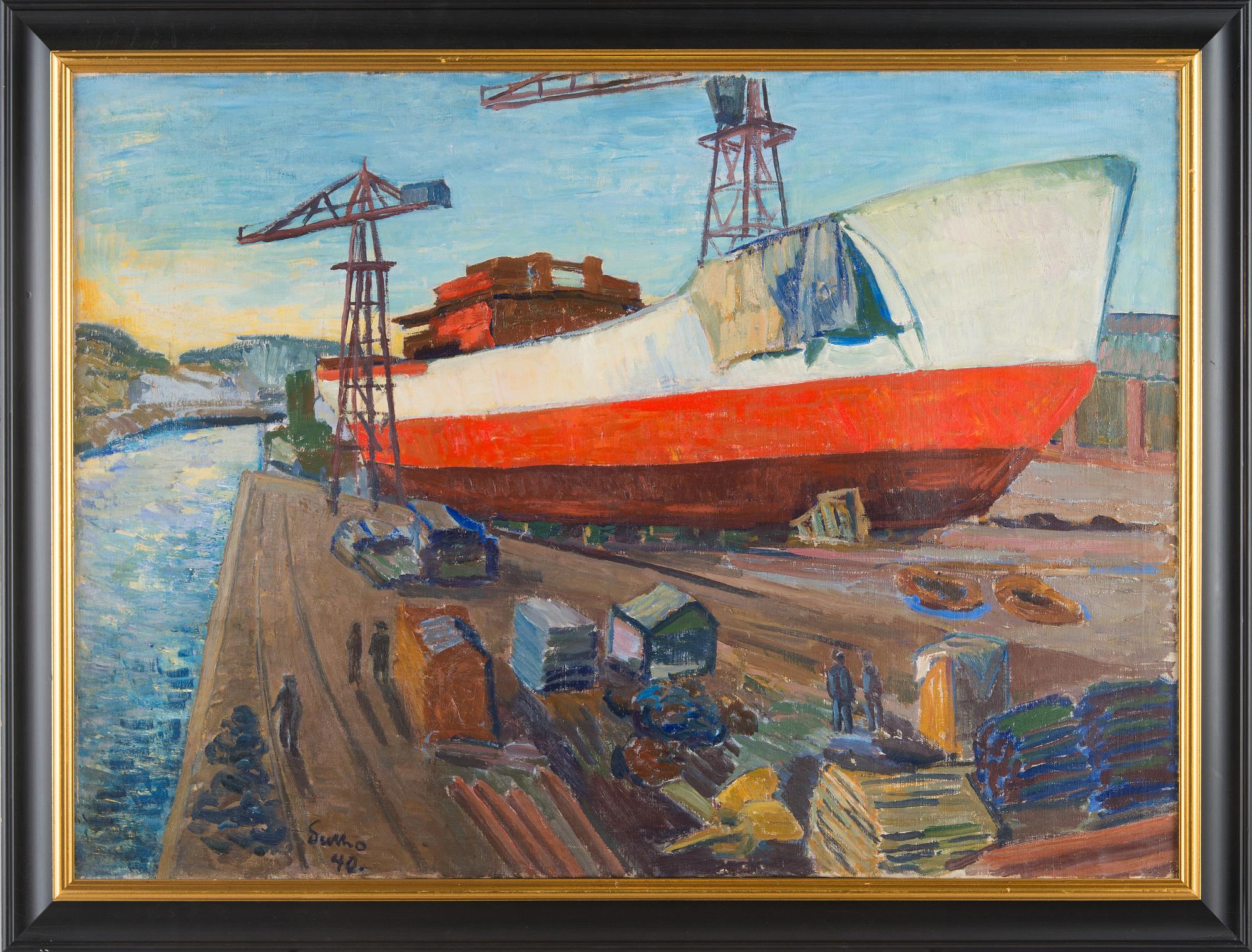 Sulho Sipilä, Harbour view.