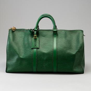 A LOUIS VUITTON, "Keepall Epi 50", bag.