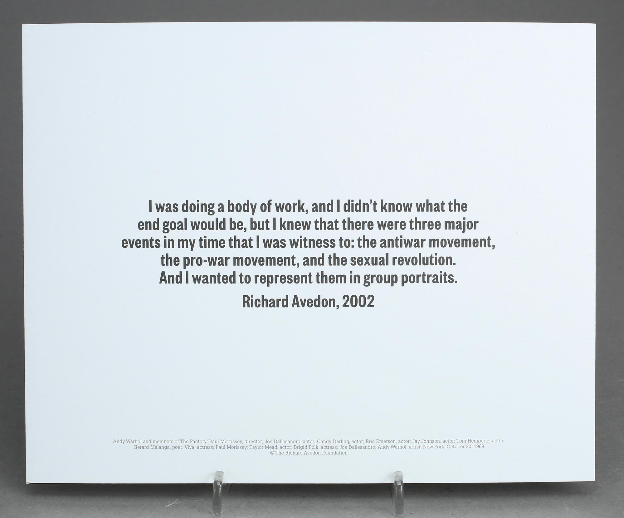 INVITATIONCARDS / INBJUDNINGSKORT, 3 st,  "Murals & Portraits", "Avedon Women, "Avedon" ,Gagosian Gallery, New York.