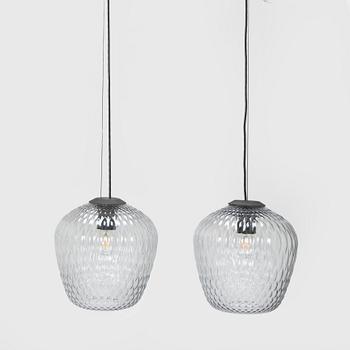 Samuel Wilkinson, a pair of “Blown” pendant lights, &Tradition.