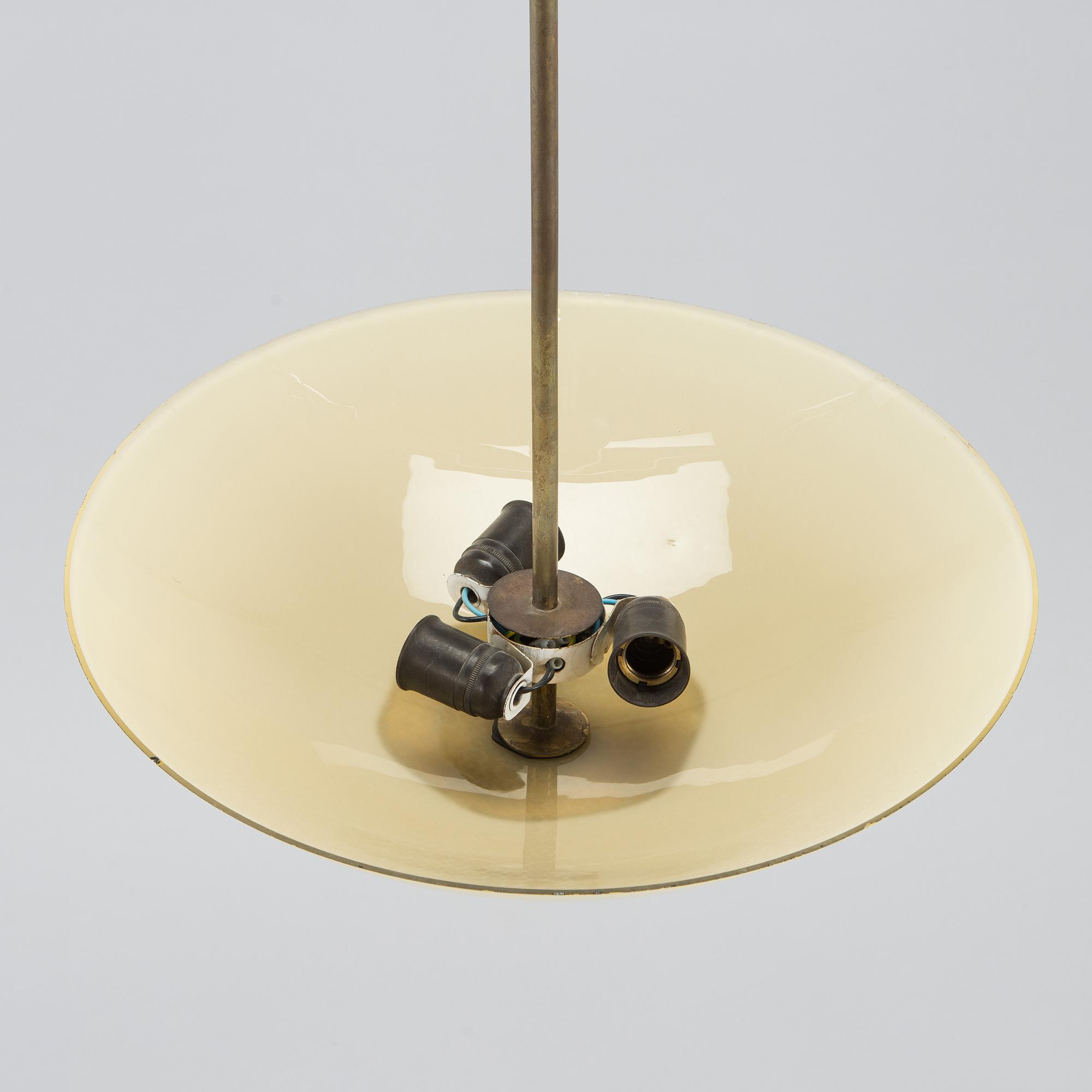 Paavo Tynell, Ceiling lamp for Taito. Made to order 1950.