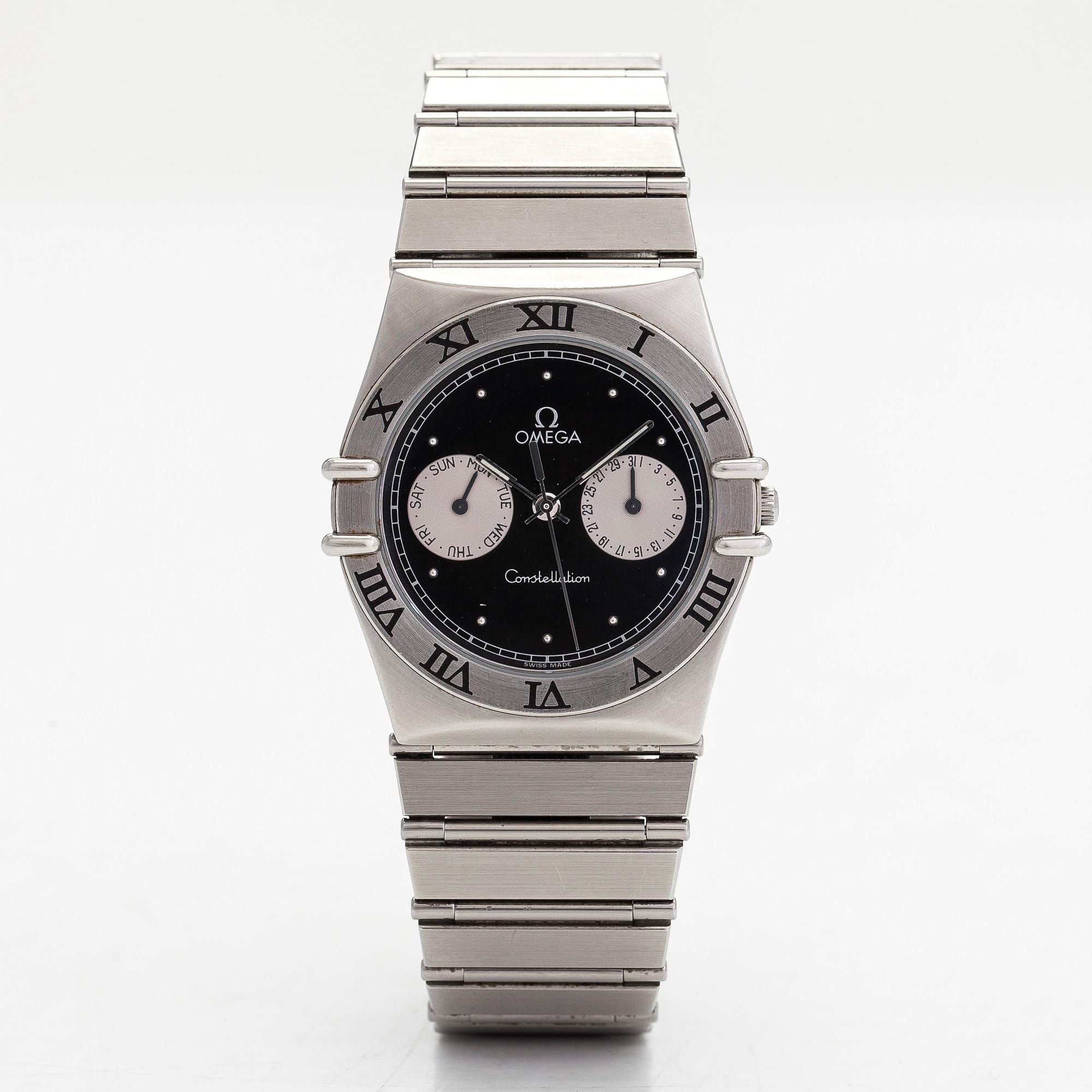 Omega, Constellation, "Owl", wristwatch, 32.5 mm.
