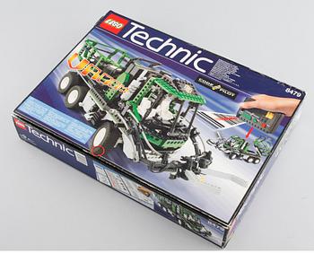 LEGO TECHNIC sets, "Barcode multi-set" 8479 and "Space shuttle" 8480, Denmark, 1990s.