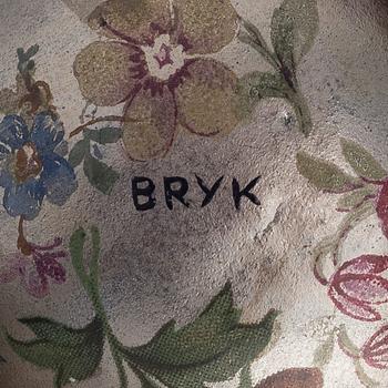 RUT BRYK, KERAMIIKKAMUNIA, 6 KPL. Kolme signeerattu Bryk. 1970-luku.