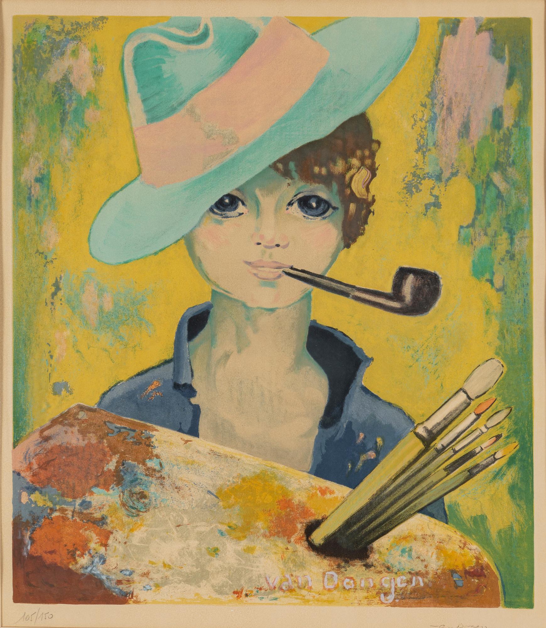 KEES VAN DONGEN, lithograph in colours, signed and numbered 105