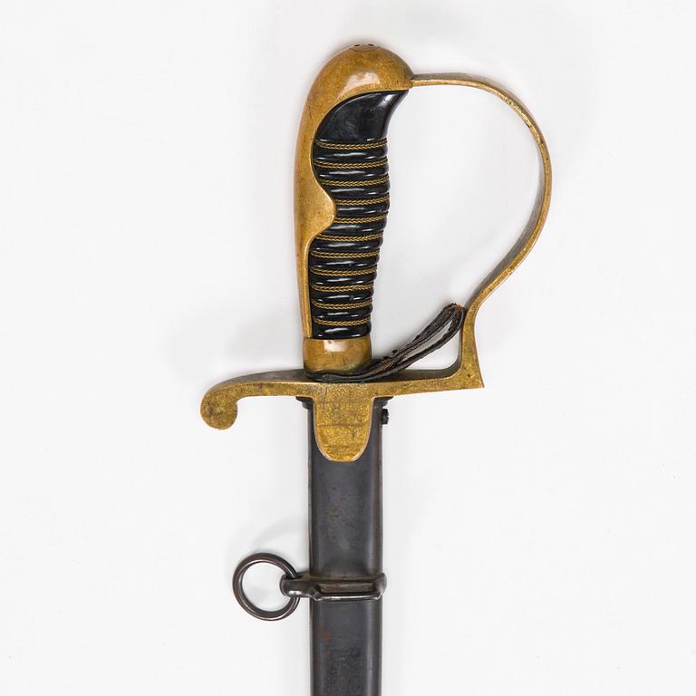 Sword, German, with scabbard, early 20th century.